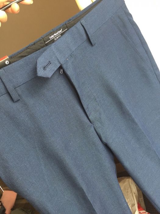 Męskie eleganckie spodnie slim