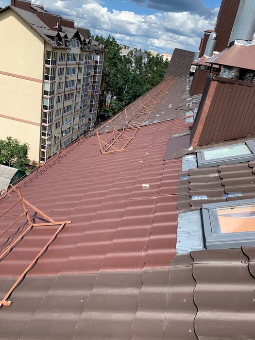 Покрівельні роботи, кровля крыш, металлочерепица, ремонт крыши