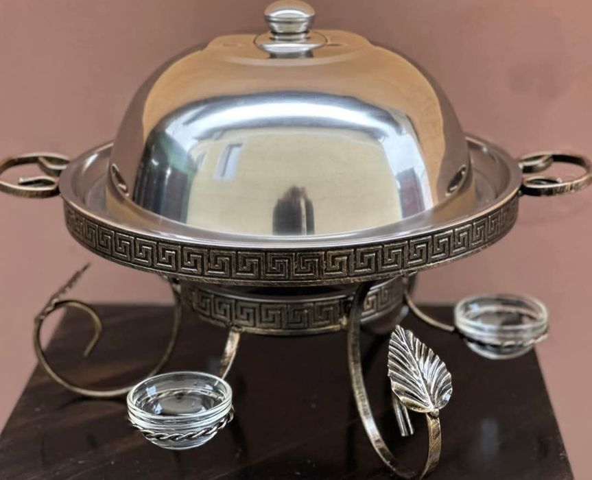 Садж грецький з чарками та соусниками