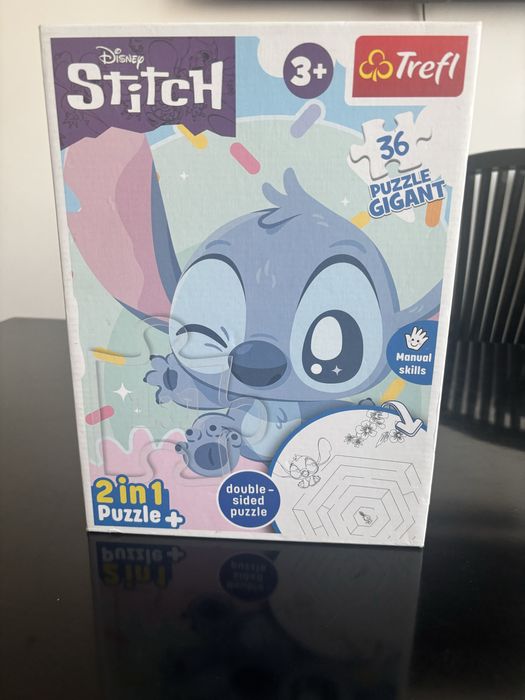 Nowe gigant puzzle trefl Stitch