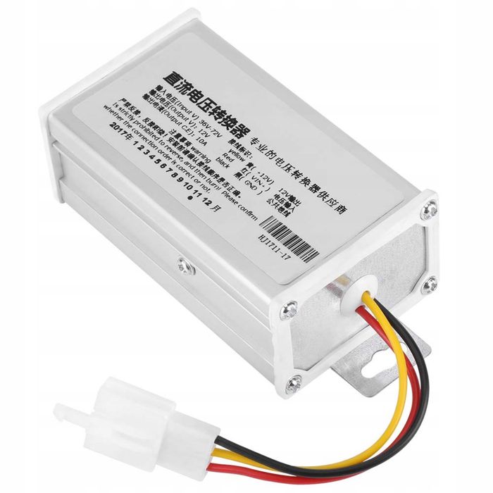 Konwerter do skuterów elektrycznych, transformator DC 36V-72V 12V 10A