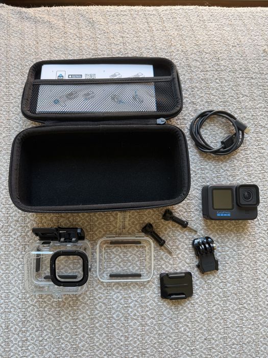 GoPro HERO11 Black +tripod +case+mounts - excellent condition