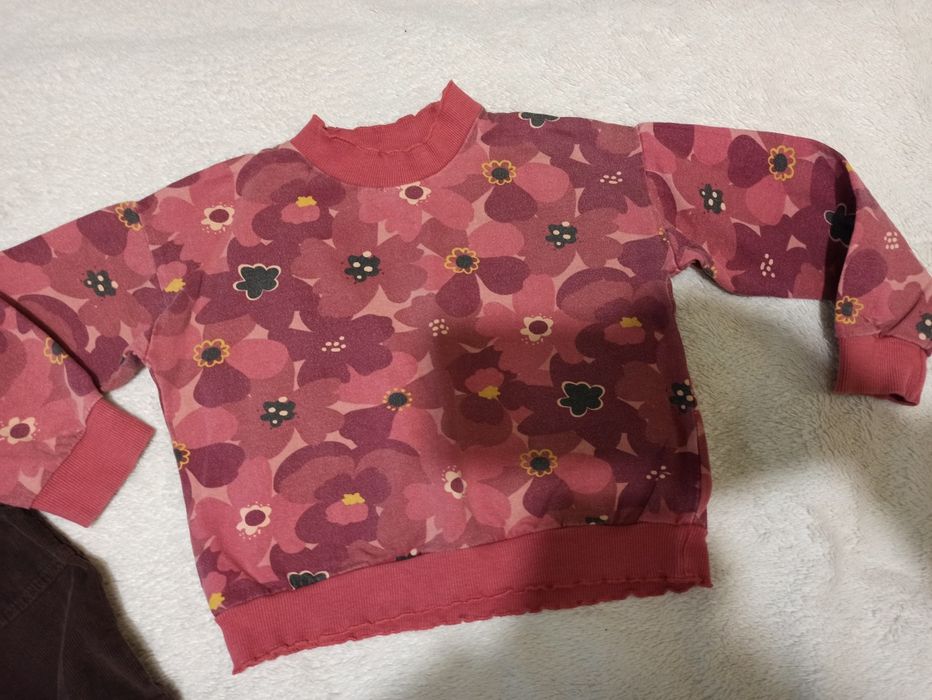 Zestaw bluza + spódniczka r 128 (7-8 lat)