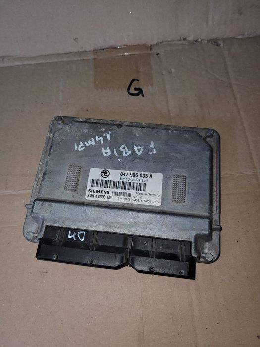 Komputer sterownik silnika skoda Fabia I 1.4MPI benzyna 2000r