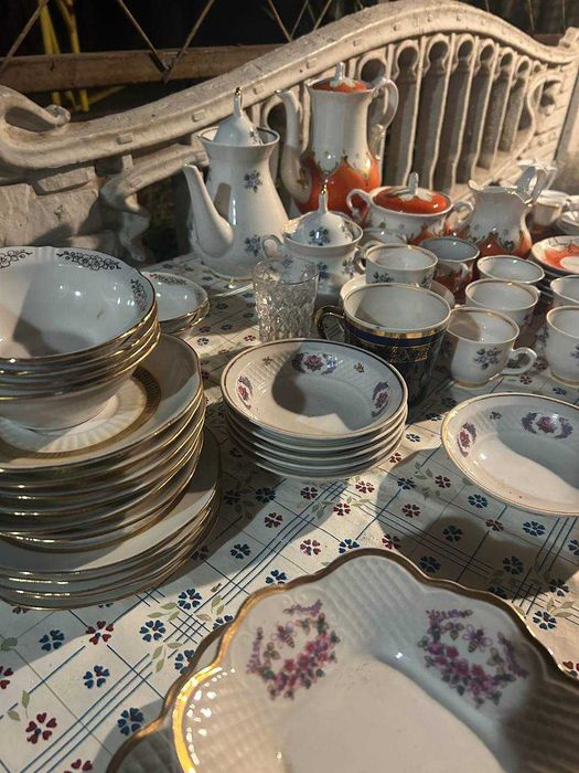 Посуда СССР, Хрусталь, столовые приборы