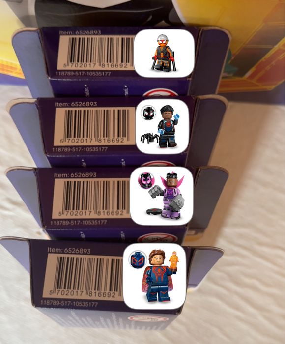 LEGO Spider-Man 71050 Minifiguras – Coleção Completa 12/12 Seladas