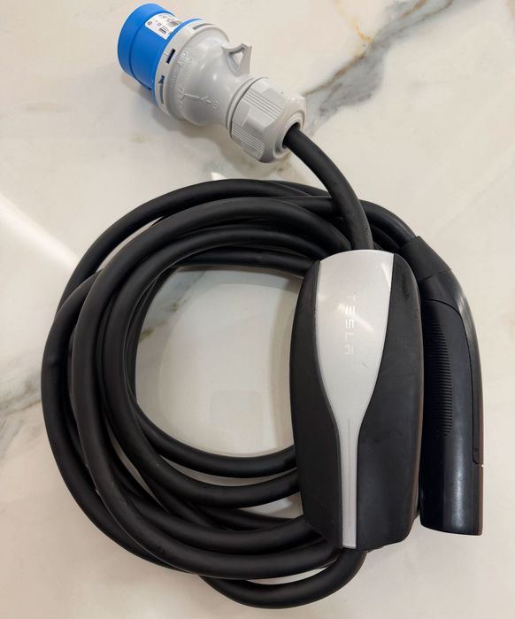 Зарядка US/EU Три Фазы Tesla Wall Connector Gen 3 48A/3*32А, 11.5/22КВТ, 5м