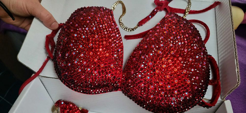 Fitness Bikini strój Wellness NPC IFBB  bodybuilding marti bikini