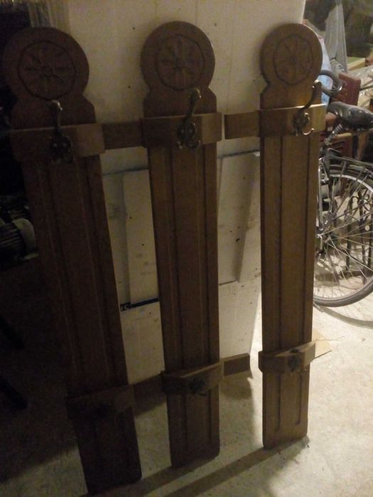 wieszak na sciane lite drewno duzy   z niemiec