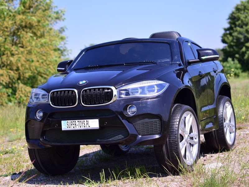Autko na akumulator BMW X6M jeep dżip dla dzieci pojazd SUV pilot RC