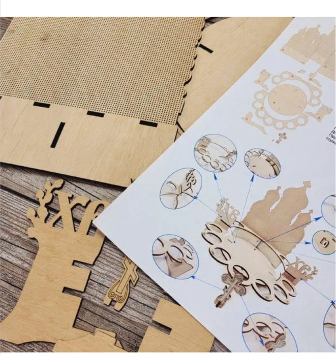 Підставка для Паски та крашанок під вишивку бісером