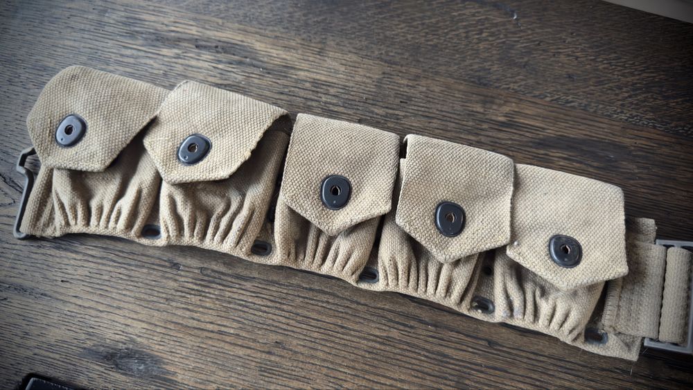 Oryginalny pas US ARMY M1910 ww1