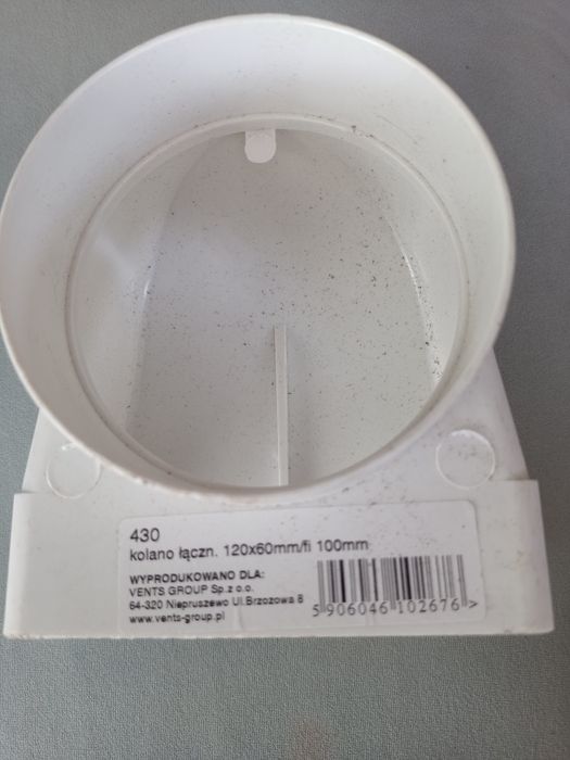 Kolanko wentylacyjne .