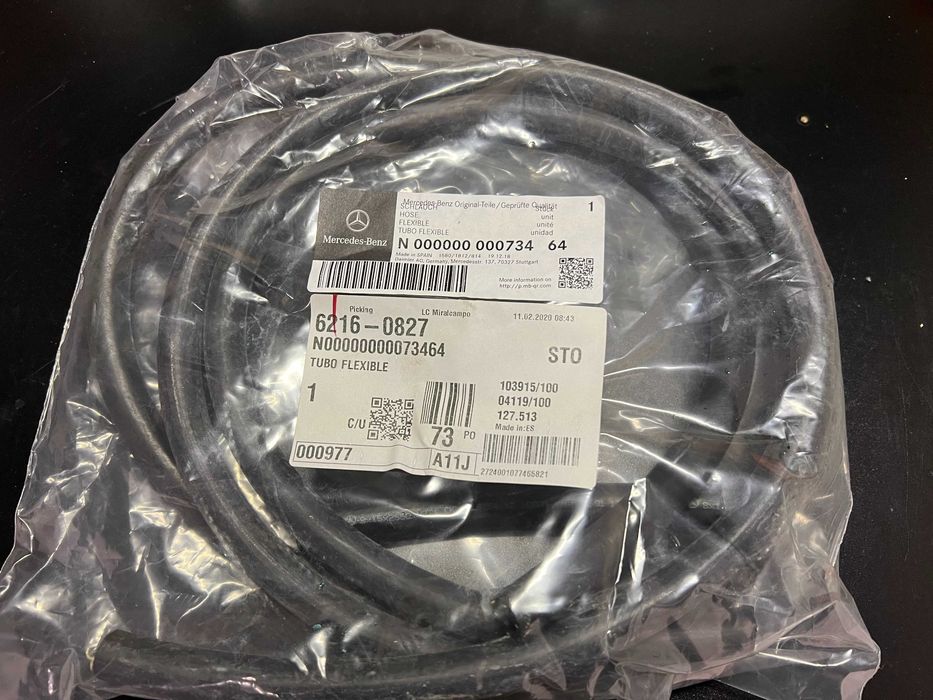 Tubo Novo Mercedes c220 W203 para circuito de refrigeração ORIGINAL