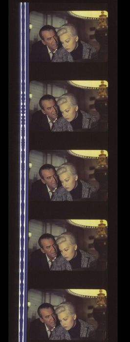 Fotogramas em película 35mm do filme culto VERTIGO