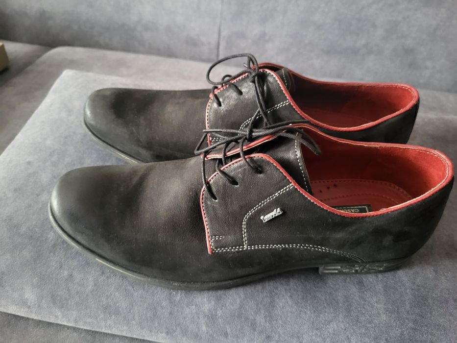 Męskie skórzane buty Lasocki rozmiar 42