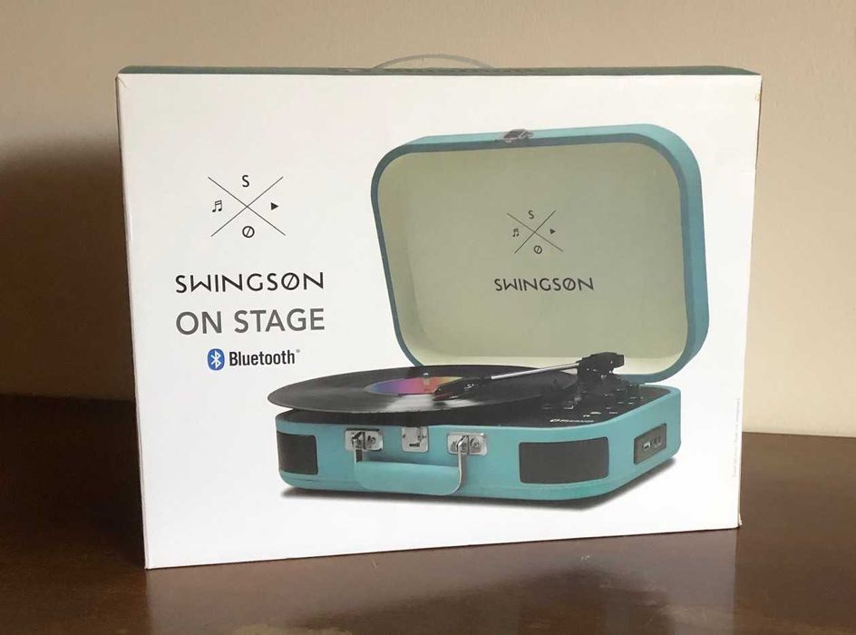 Gira-Discos Portátil Swingson On Stage Bluetooth