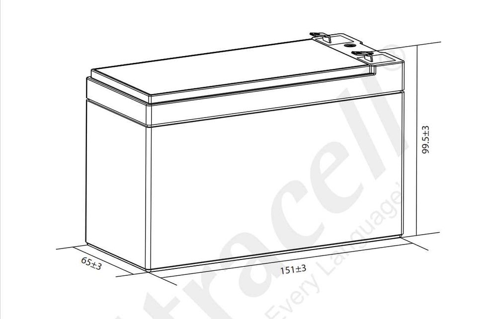 Akumulator AGM żelowy UXL 12V 9Ah Eltrox Warszawa Targówek