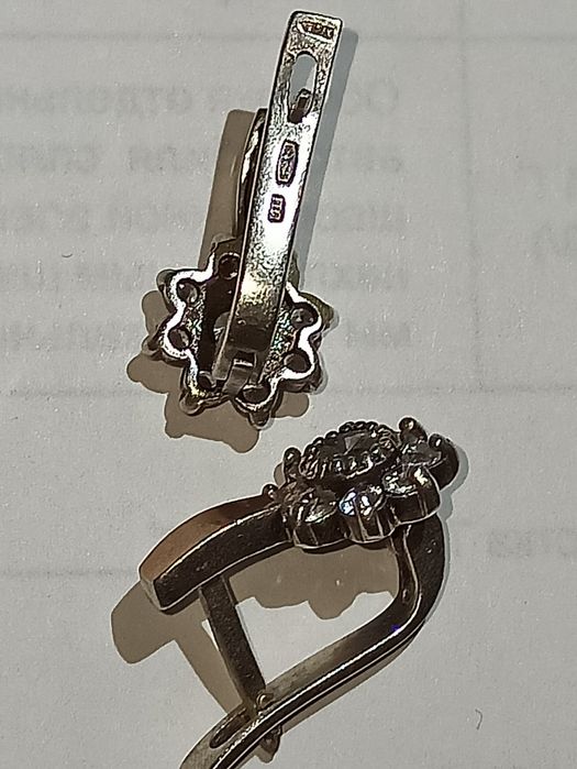 Серебро с золотыми пластинами