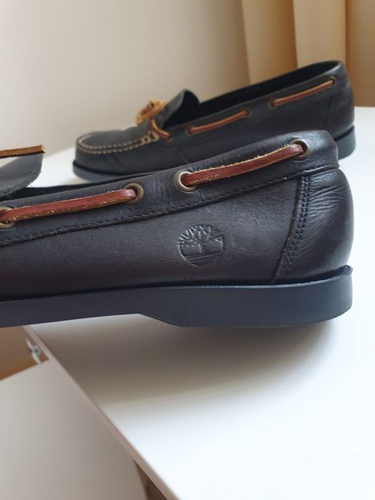 Нові шкіряні туфлі мокасини лофери  топсайдери Timberland Hand Sewn