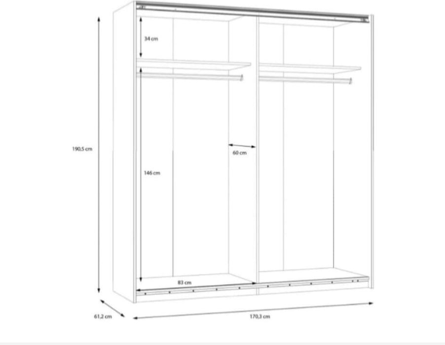Szafa Black Red White