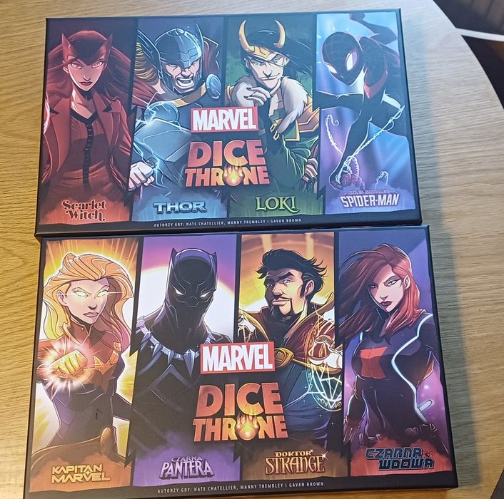 Gra planszowa Dice Throne Marvel - 1 oraz 2 Lucky Duck Games