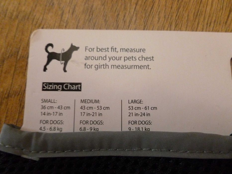 Шлея тканевая для средних и больших пород собак