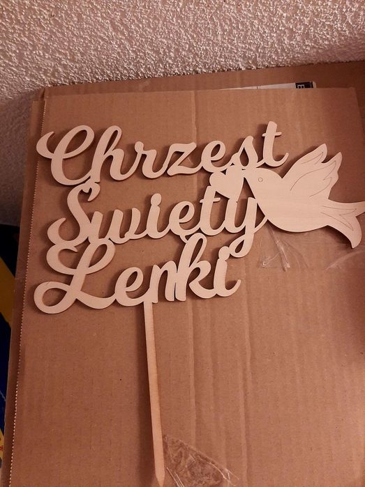 Toper na chrzest Lena