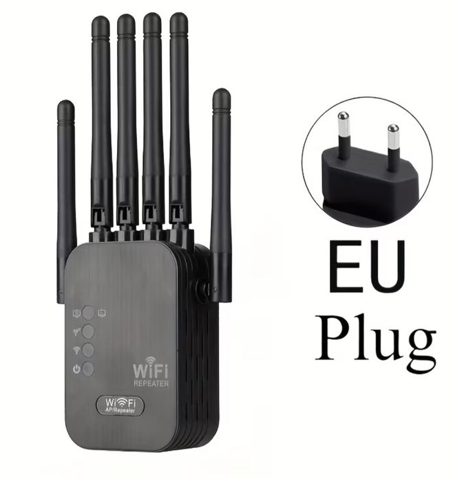Wzmacniacz WiFi Repeater 6 Anten 2xLAN N300 Access Point 2xRJ45