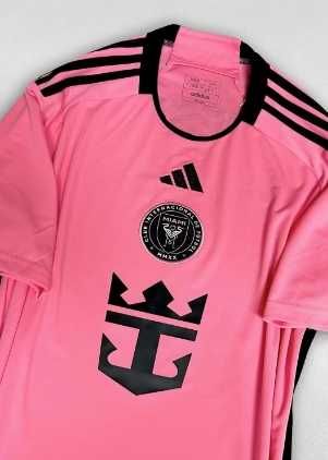 Koszulkakibiców w stylu Messiego w różowym kolorze dla Inter Miami