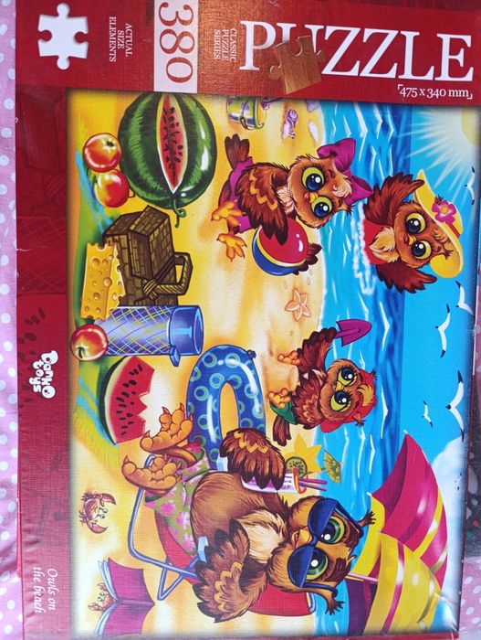 Пазли 2 шт, пазли 380 шт  і пазли 1000 шт