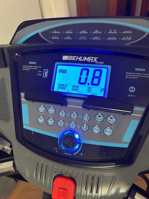 Passadeira de Corrida BEHUMAX Treadmill Force Vibrator 580