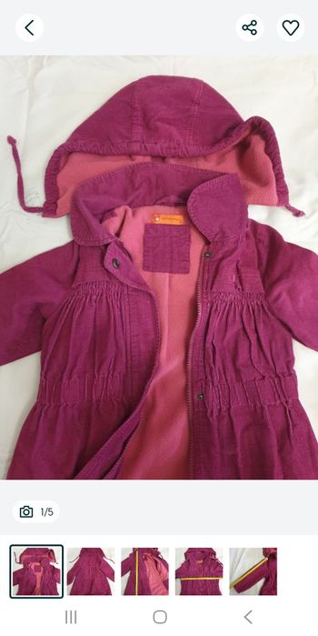 Пальто куртка на дівчинку