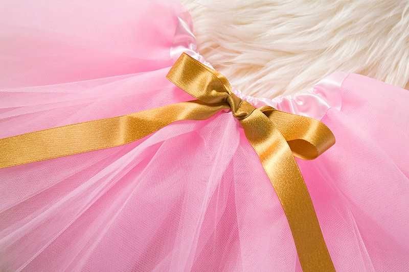 ELEGANCKI komplet dziewczęcy dziecięcy 80 cm roczek urodziny tutu