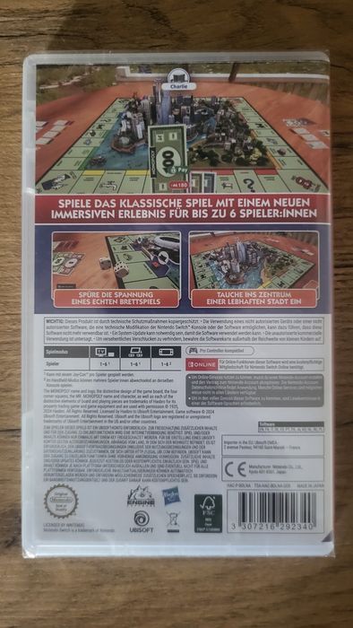 Monopoly Gra NINTENDO SWITCH # nowa zafoliowana gra