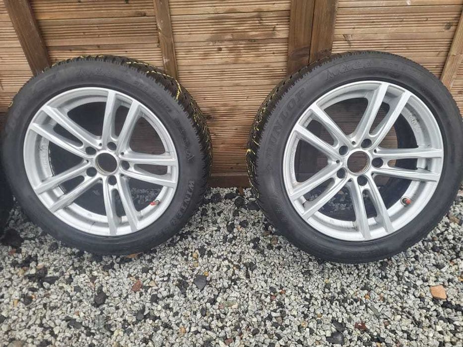 Koła zimowe BMW 3 F30/E91 ALUFELGI opony DUNLOP 225/50R17