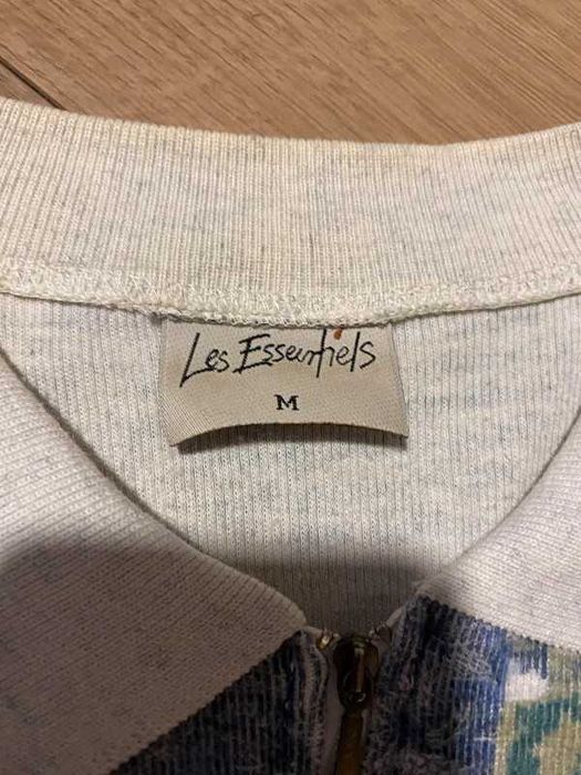 Vintage bluza sweter z fajnym wzorem zip pinterest Italy streetwear