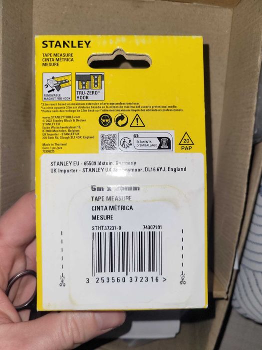 Рулетки Stanley та Haisser