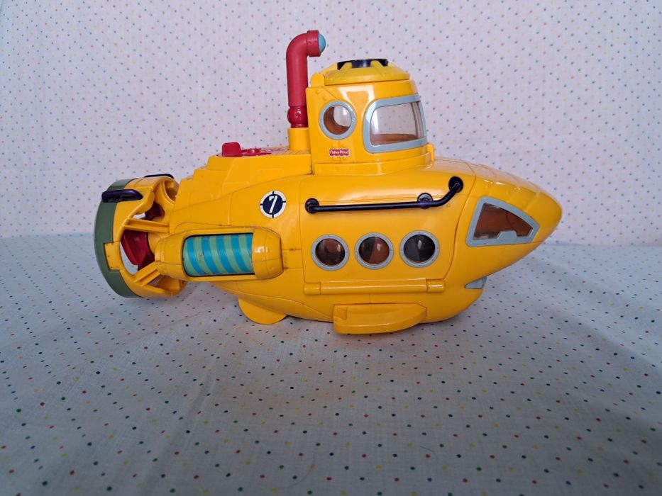 Submarino amarelo imaginext