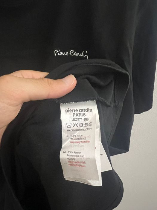 T-shirt | Pierre Cardin - Preta, tamanho L