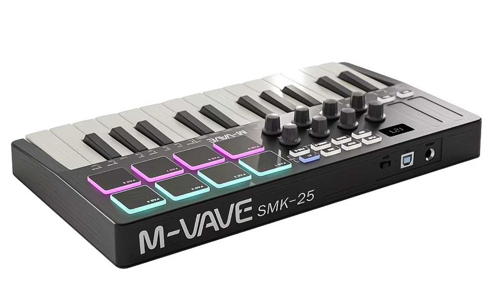 M-VAVE SMK-25-25 Key USB MIDI Keyboard Controller – Gopandy Musical