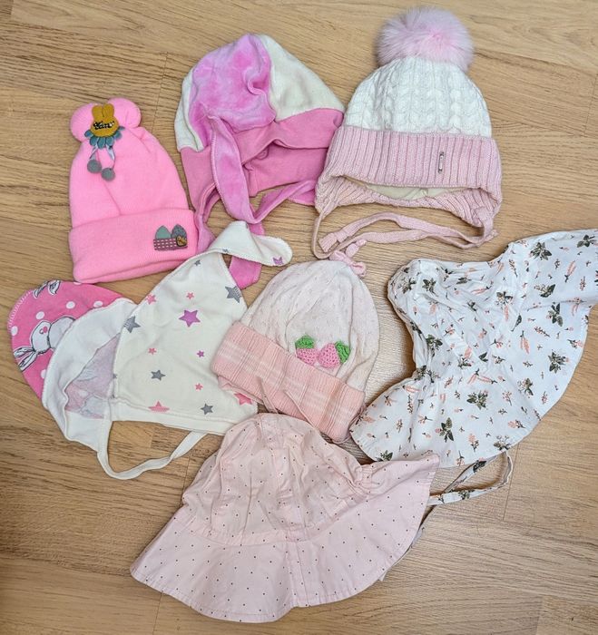 Шапки дитячі весняні, зимові, літні, теплі