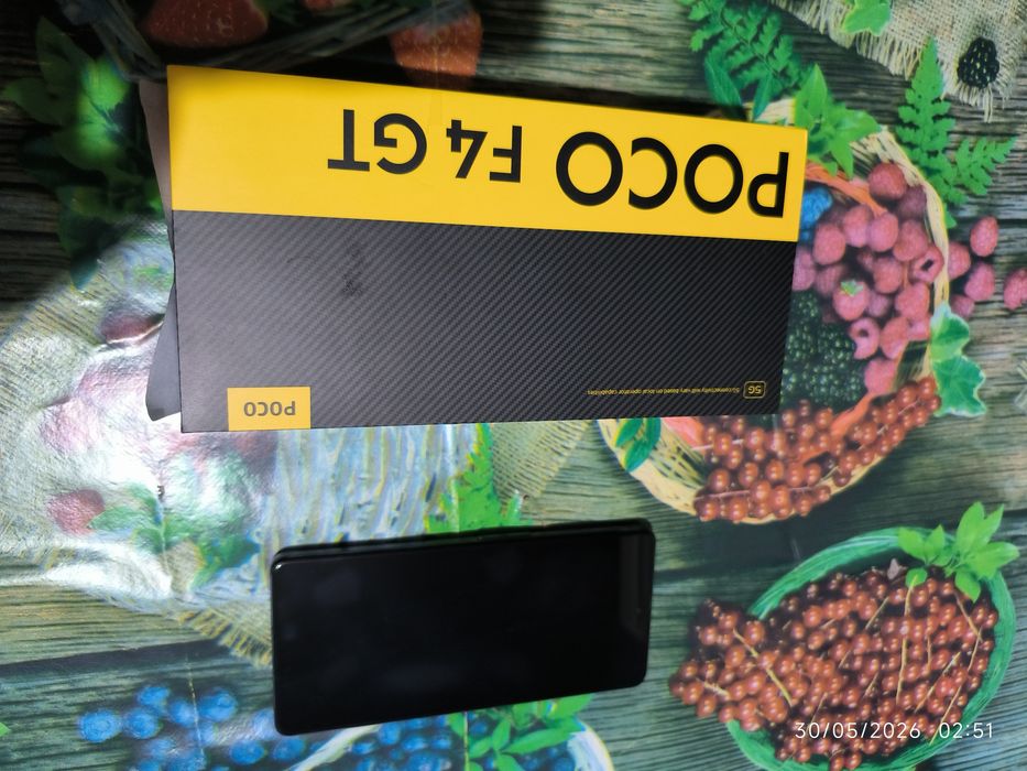 Poco F4 GT 12gb RAM + 256gb, gatilhos de jogos Snapdragon 8 Gen1, 5g, Dual sim, 120w