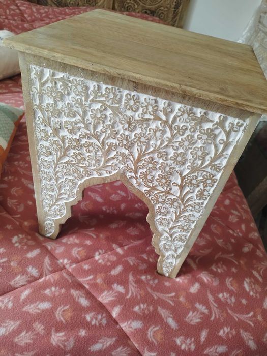 Mesa de apoio madeira manga