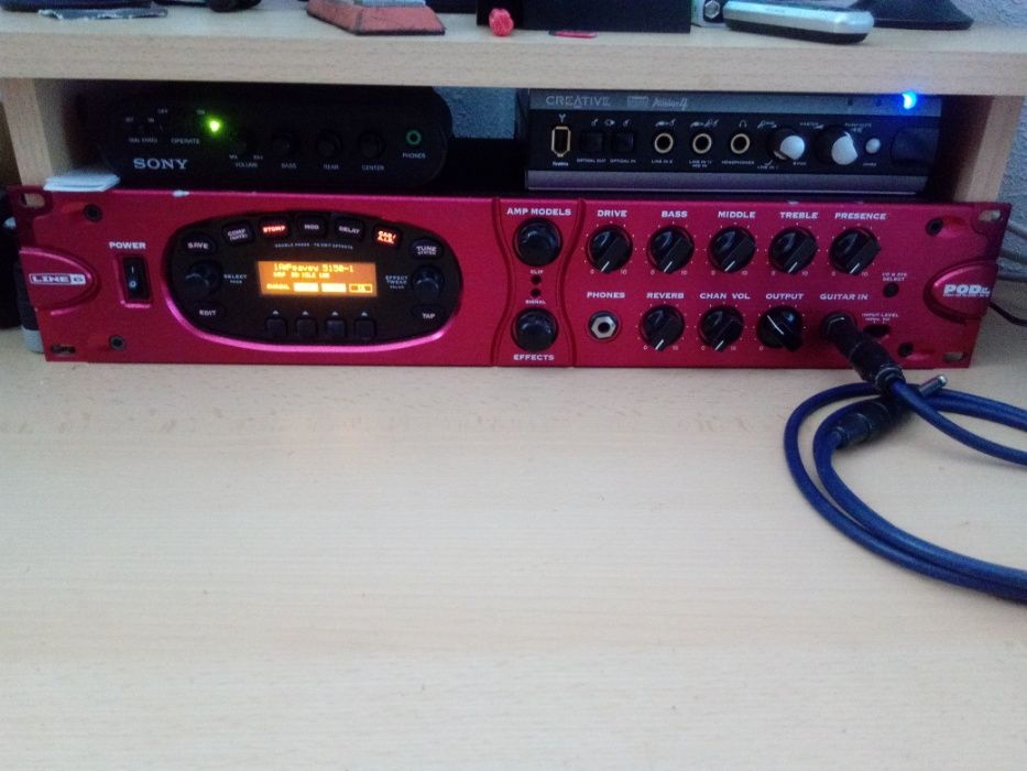 PODxtPro (rack) + FBV MK1 Shortboard