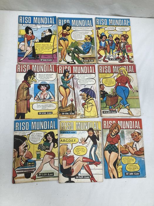 Conjunto 18 Revistas Riso Mundial