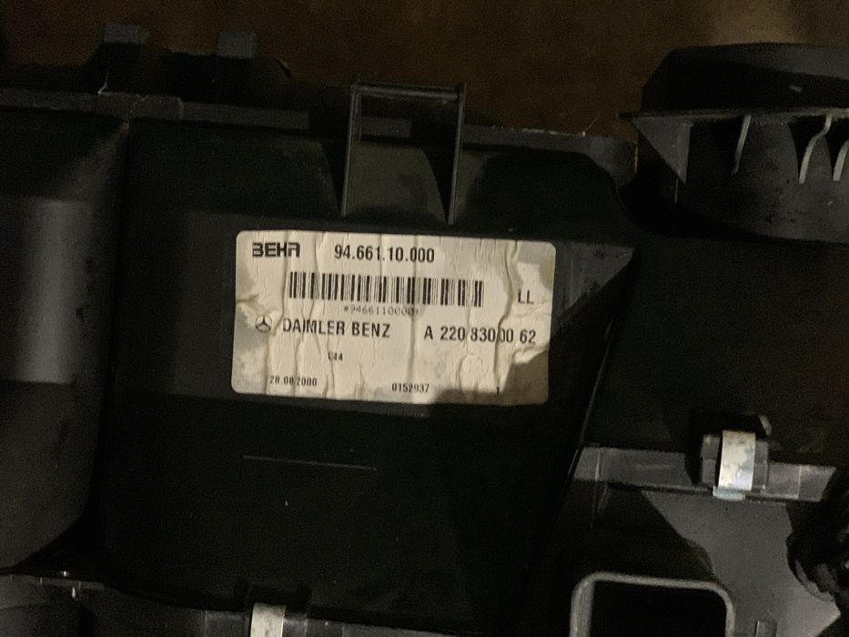 Печка пічка Mercedes Benz W220