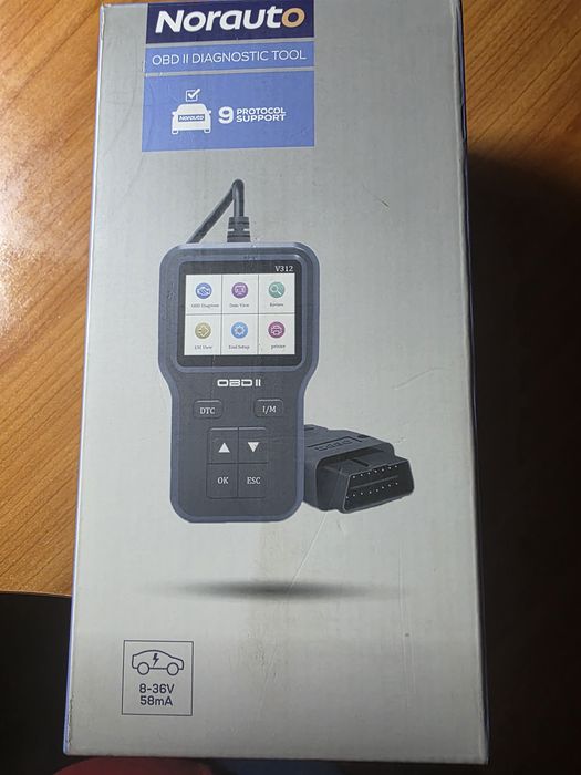 Leitor ObdII com ecrã