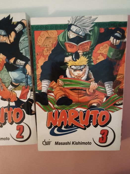 Vendo mangá Naruto do 1 ao 3