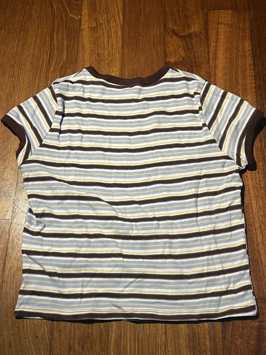 T-shirt riscas Pull&Bear